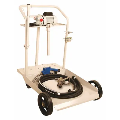 LIQUIDYNAMICS INC. Electric Drum Pump: 115 V AC, 1/10 hp HP, Polypropylene - Cart-Style DEF Dispensing Pump Systems