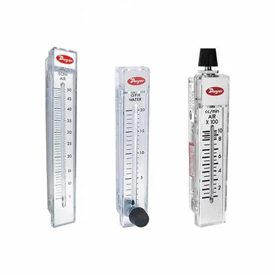 Dwyer Flowmeter: Variable Area Flowmeter, Variable Area, Panel Mount, Vertical - Panel-Mount Flowmeters for Air & Compressed Gas