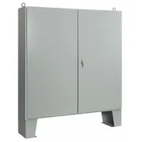 HOFFMAN Enclosure: Steel, 60 in x 60 in x 16 in, NEMA 12, Solid Cover, Hinged (MPN A606016LP)