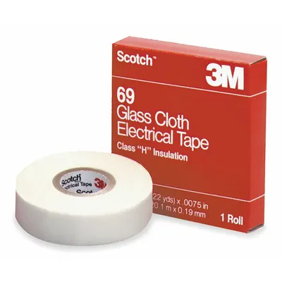 3M 69 Series Abrasion-Resistant Electrical Tape, 3/4 in x 66 ft