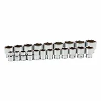 TEKTON Socket Set: 3/4 in Drive, 21 Piece, 6-Point, SAE, 3/4 in to 2 in (MPN SHD93013)