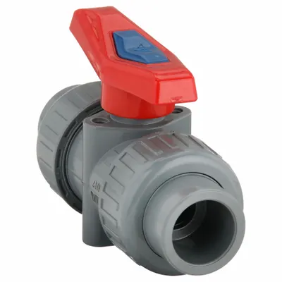OEM Manual Two-Way Ball Valve: 3/4 in Size - CPVC Ball Valves