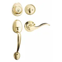 MASTER LOCK Door Lockset: Office Lever Locksets, Brass (MPN HDLWLRH0603KA4WK)