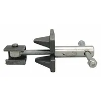 Tailgate Latch Assembly: Steel, Installation Method Fasteners, 6 in Lg, 6 in Wd, Silver (MPN TGL3410ST)