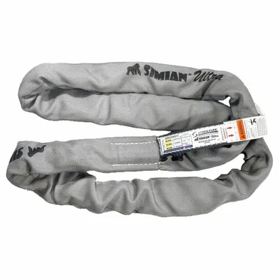 STREN-FLEX High Performance Roundsling: Type 5, Aramid, Nylon, 12 ft Sling Lg - High-Strength Abrasion-Resistant Endless Round Slings