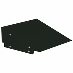 This slope-top kit is designed for 12-inch wide standard lockers. Constructed from steel with a powder-coated finish, it measures 12 x 15 x 5 inches. The sloped surface prevents items from resting on top of lockers, helping to maintain cleanliness in settings such as schools, gyms, and industrial changing rooms.
