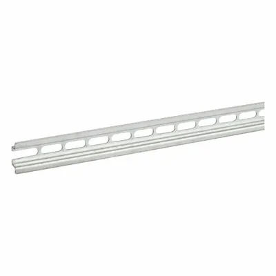 SQUARE D Terminal Block Mounting Channel: NEMA, Std, 10 in Overall Lg, Steel - Mounting Channels for Terminal Blocks
