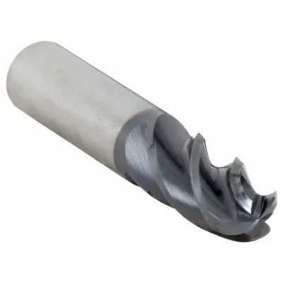 CLEVELAND Ball End Mill: Carbide, AP/MAX Coated, 4 Flute, 5/8" Mill Dia, 1-1/4" LOC - Fast-Cutting Carbide Ball End Mills for Stainless Steel & Super Alloys
