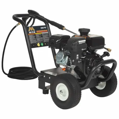 MI-T-M GC-2003-0MMB Cold Water Pressure Washer, 2000 psi, 2.5 gpm, Cart - Cold Water Pressure Washers