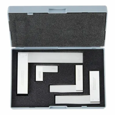 WESTWARD Precision Steel Square: 90° Angle, Steel - Machinist Precision Steel Square Sets