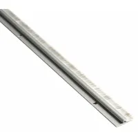 This aluminum door sweep with brush insert seals the gap under a door to block drafts, dust, and insects. Suitable for standard door gaps in commercial and industrial settings. Measures 48 inches in length and 1 1/16 inches in width