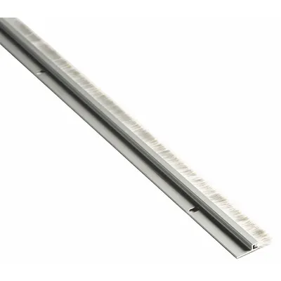 NATIONAL GUARD 9605A-48 Aluminum Door Sweep with Brush Insert - Door Sweeps