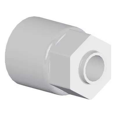 SMC LQ3-3N11 PFA Compression Tube Fitting, 3/8 in OD - PFA Compression Tube Fittings