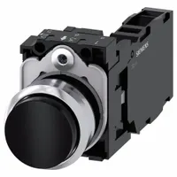 SIEMENS Extended Push Button Operator: Non-Illuminated, Extended Profile, Non-Metallic, 22 mm (MPN 3SU1150-0BB10-1FA0)
