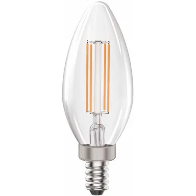 MAXLITE Compact LED Bulb: Candelabra Screw (E12), LED, (B) Bullet, B10, 4 W Watt - Candelabra Screw Base (E12) Lamps