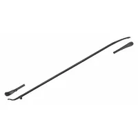 This tire mount/demount tool is constructed from iron and designed for truck tires. With a 52-inch overall length and 7/8-inch stock size, it provides leverage for manual tire installation and removal from rims. Suitable for use in fleet maintenance and vehicle repair settings