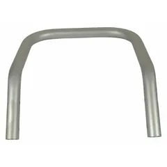 Handle bar accessory for hand trucks, serving as a handle and frame attachment. Used for replacement or upgrade to maintain control and maneuverability when moving loads in warehouses and industrial facilities.