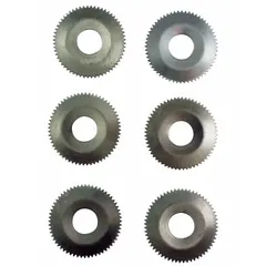 Replacement blade set for drywall strippers, designed to cut and strip drywall paper and compound. Includes six blades for multiple changes. Compatible with WESTWARD Drywall Stripper model 13A764.