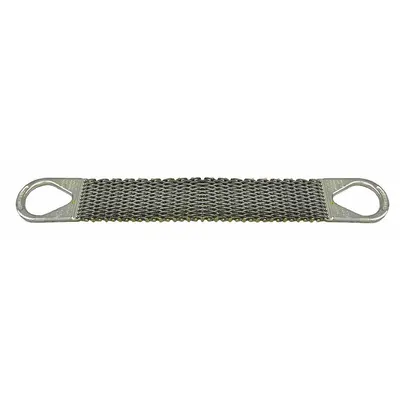 LIFT-ALL Wire Mesh Sling: Type 2, 10 ga Wire Gauge, Steel, 12 ft Sling Lg, 10 in Sling Wd - Triangle Wire Mesh Slings