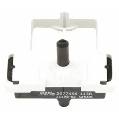OEM start switch for Whirlpool washing machines and dryers. Activates the appliance cycle. Direct replacement part.