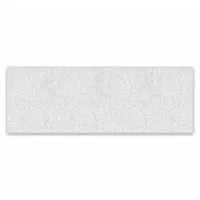 White preformed thermoplastic pavement marking with Lines legend. Measures 16 inches in length by 3 feet in width. Applied using a hand torch adhesion method. Used for traffic control and safety markings on roadways, parking lots, and industrial floors