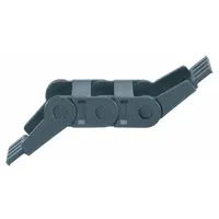 IGUS Mounting Bracket Set: Zipper, 1 Channels, 0.67 in Cavity Ht, 1.5 in Cavity Wd, Locking (MPN 1038-12PZ)