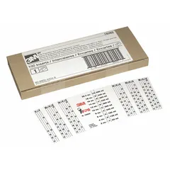 Plastic mix ratio insert for use with the 3M PPS Paint Preparation System. Designed for large spray gun cups to enable accurate paint mixing ratios. Supplied in a 100-pack.