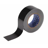 Floor Marking Tape: Gen Purpose, Solid, Black, 2 in x 100 ft, 8 mil Tape Thick, Brady® ToughStripe® (MPN 104310)
