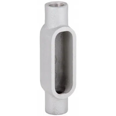HUBBELL KILLARK Conduit Outlet Body: Aluminum, 1 1/2 in Trade Size, C Body, 26 cu in Body Capacity - C - Straight Type