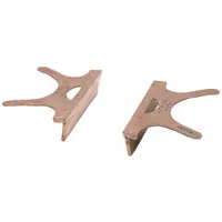 WILTON Replacement Vise Jaw: Copper, For 6 1/2 in Vise Jaw Wd, Pr (MPN 404-6.5)