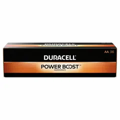 AA-size premium alkaline battery delivering 1.5V DC. Part of the CopperTop standard series. Suitable for powering everyday devices such as remote controls, flashlights, toys, and wireless peripherals in home, office, and industrial settings.