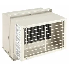 This electric plenum heater is designed for freeze protection in HVAC air-handling systems, helping to maintain minimum temperatures and prevent freezing of pipes and coils. It operates at 208/240V AC with selectable wattage output of 2.5kW or 1.9kW and airflow of 150 or 130 CFM. The unit measures 12-1/2 inches high by 14 inches wide by 14 inches deep.