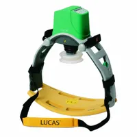 This automated CPR training device includes a Lucas 3 Training Device and delivers compression force from 0 kg to 70 kg of thrust. It supports a 30:2 compression-to-ventilation ratio for realistic CPR practice. Suitable for training environments where automated chest compressions are demonstrated