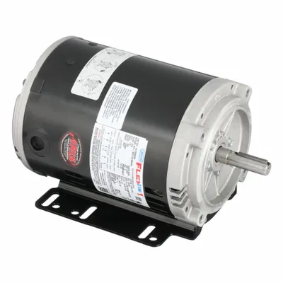 LEESON General Purpose Motors: C-Face/Universal Mount, Open Drip Proof, 1/2 hp - Leeson Flex-In-1 3-Phase General Purpose AC Motors