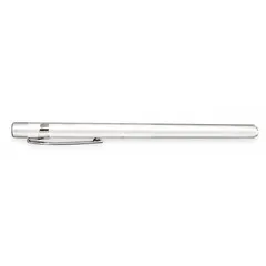 Permanent magnet retrieval tool with a fixed, straight aluminum shaft and aluminum body. Lifting capacity up to 4.9 lb. Used for retrieving ferrous metal objects from confined spaces such as drains, engine compartments, or under machinery in light-duty industrial and maintenance settings.