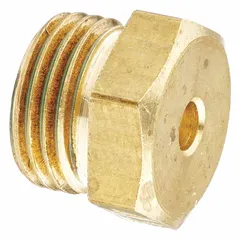This WHIRLPOOL orifice is a replacement part for gas ovens. It controls gas flow to the burner, ensuring proper fuel delivery for consistent cooking performance. Commonly used in residential and commercial oven repair.