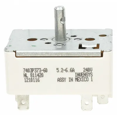 WHIRLPOOL Surface Element Switch 7403P238-60 - Whirlpool Oven Replacement Parts
