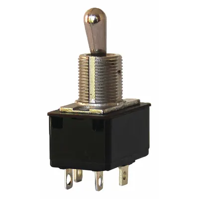 EATON Toggle Switch: 3 Position, 4 Connections, DPST, Solder Lug Connection - Panel-Mount Toggle Switches