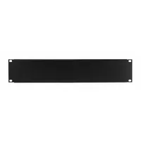 MONOPRICE Blank 2U Panel: 2 Rack Units, 19 in Overall Wd, 3 1/2 in Overall Ht, 1 in Overall Dp (MPN 7262)
