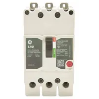 GE Molded Case Circuit Breaker: 25 A Amps, 25kA at 277/480V AC, Fixed, Lug, ABC, Std (MPN TEYD3025B)