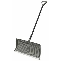 APPROVED VENDOR Snow Shovel, Steel Blade, 13 in L x 27 in W, 44 in Handle, D Grip, SP2750