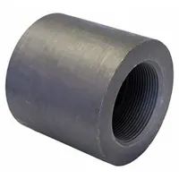 This ANVIL coupling is a threaded extreme-pressure pipe fitting made of steel, with a 1-1/2 in x 1-1/2 in pipe size and a Class 6000 pressure rating. It is used to connect two pipes of the same size in high-pressure industrial systems, such as steam, water, oil, and gas lines
