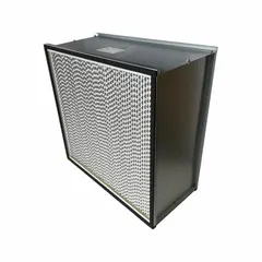 This 1-stage pleated air filter is designed for negative air machines used in construction, remediation, and industrial environments. It captures airborne particles during dust-generating operations, supporting up to 1200 cfm airflow. Nominal dimensions are 24 in height and 24 in width.