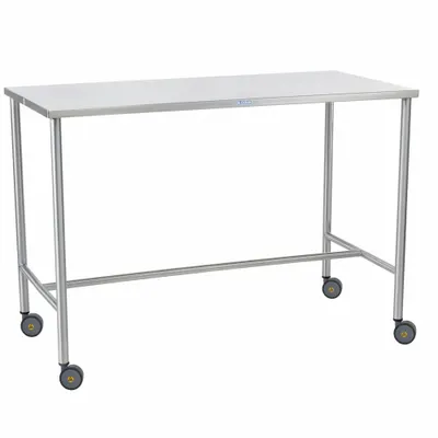 BLICKMAN Instrument Table: 24 in Overall Wd, 34 in Overall Ht, 36 in Overall Lg - Fixed-Height Stainless Steel Surfaced Lab Tables