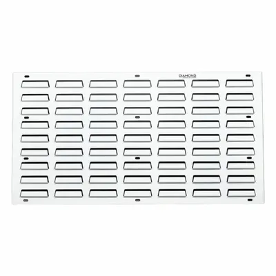 DIAMOND STORAGE SOLUTIONS Wall-Mount Louvered Panel Without Bins - Wall-Mount Louvered Panels Without Bins
