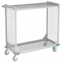APPROVED VENDOR Stock Truck: 500 lb, Overall Dim. 18 in L x 47 in W x 39 in H, Fixed, 2 Shelves (MPN MC-4218)