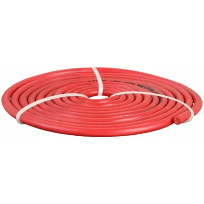 WESTWARD Cut to Length Jumper Cable, 8 ga, 120 in, Red, 24 A - Cut to Length Jumper Cables