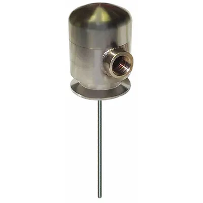 LUMENITE Sanitary Temperature Transmitter: 2 in Triclamp, 0 to 350 Degrees F, 12 in Probe - Sanitary Temperature Transmitters
