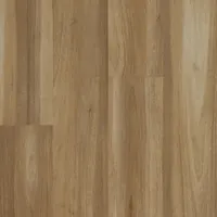 Smooth vinyl floor tile from the American Charm LVT line, Northhamptonshire collection. Color: Honey Glow. Each tile measures 6 inches in width. Suitable for residential and light-commercial flooring applications such as kitchens, bathrooms, and living areas