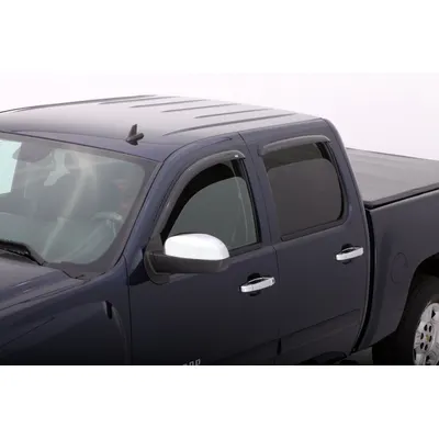 AVS Air Deflector 94515 Front and Rear Side Window Deflector Black 1 7/8 in - Air Deflectors